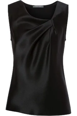 Alberta Ferretti Canoes et top femme - haut - noir