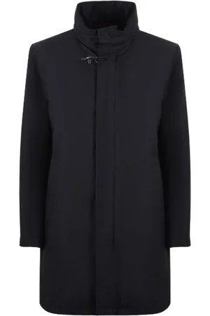 FAY Manteaux pour hommes - manteau du matin - noir