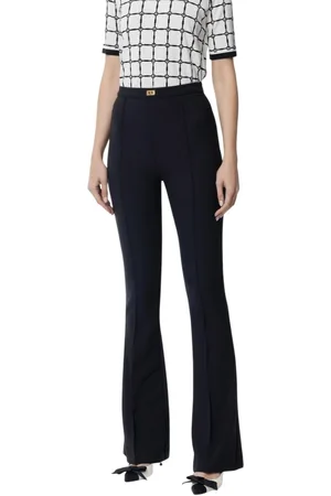 Elisabetta Franchi Pantalons pour femmes - pantalon - noir