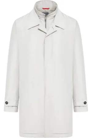 FAY Manteaux pour hommes - manteau matinal - gris