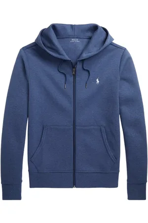 Ralph Lauren Homme a capuche - Chandail manches longues lsfzhoodm1 - bleu
