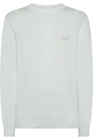 sun68 Chandails pour femmes - chandail vintage casse - blanc