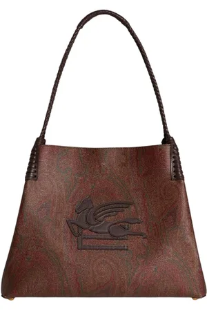 Etro Sacs a epaulettes femme - shopping libra s denim jacquard - multicolore