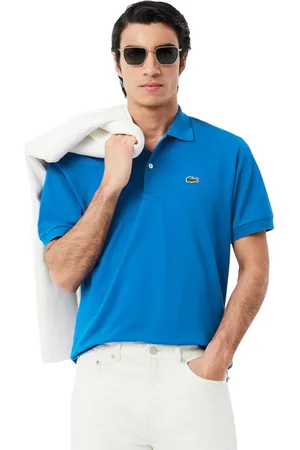 Lacoste Chemises homme - Chemise m/c - bleu