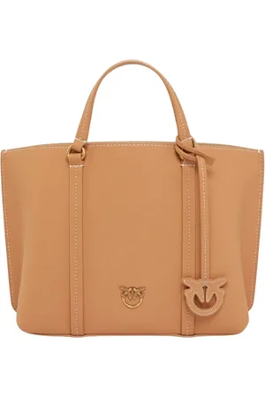 Pinko Sacs a main pour femmes - carrie boutique en cuir classique - chameau
