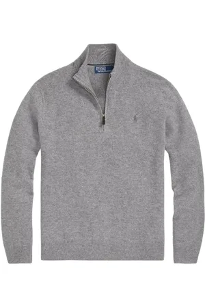 Ralph Lauren Chandails pour hommes - Hz pp-long sleeve-pullover - gris