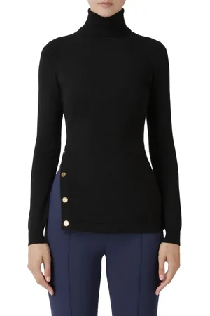Elisabetta Franchi Vetements de bonneterie pour femmes - treillis de tricot - noir