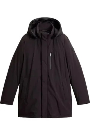 Woolrich Vestes homme - montagne stretch down parka - noir