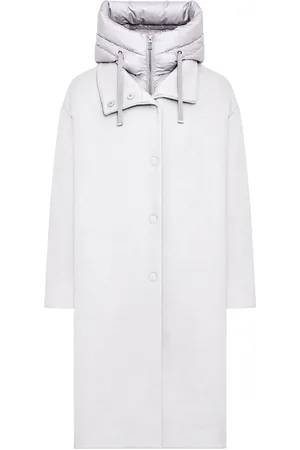 Duno Manteaux pour femmes - manteau de laine - gris