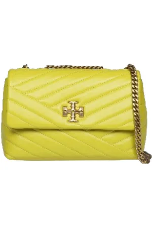 Tory Burch Sacs a epaulettes pour femmes - kira chevron petit sac a bandouliere convertible - vert