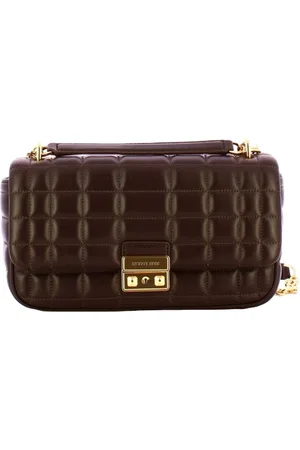 Michael Kors Sacs a epaulettes femme - lg conv chaine shldr - brun