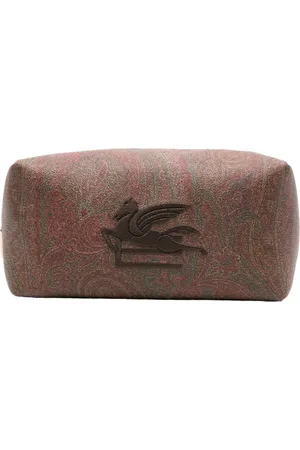 Etro Sacs a main homme - pounch m arnica et cuir - brun