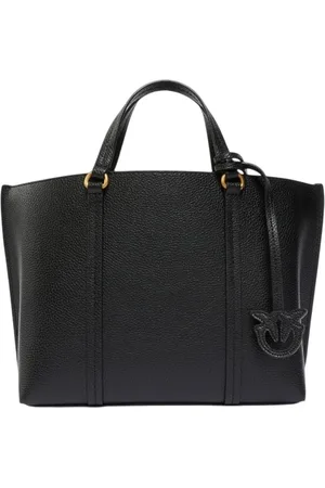 Pinko Sacs a main pour femmes - carrie boutique en cuir classique - noir
