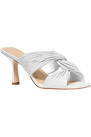 Michael Kors Chaussures de talon pour femmes - alessia mule sandale - blanc
