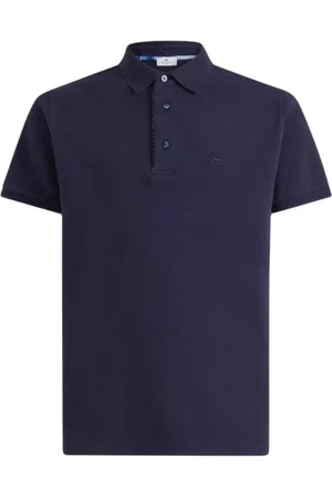 Etro Polo homme - details polo roma imprimes - bleu