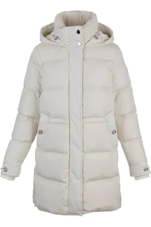 Woolrich Vestes pour femmes - Alsea parka bouffante - blanc