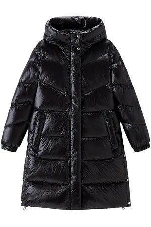 Woolrich Vestes pour femmes - veste aliquippa longue bouffee - noir