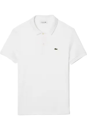 Lacoste Polo homme - bâton a manches courtes - blanc