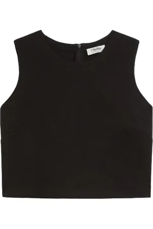 Max Mara Canoes et top femme - eblouissant - noir