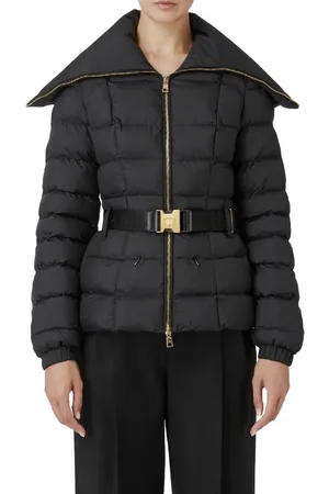 Elisabetta Franchi Plumes femme - veste rembourree - noir