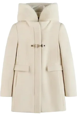 FAY Manteaux pour femmes - manteau en laine et cachemire - creme