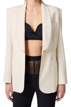 Elisabetta Franchi Vestes pour femmes - veste - blanc
