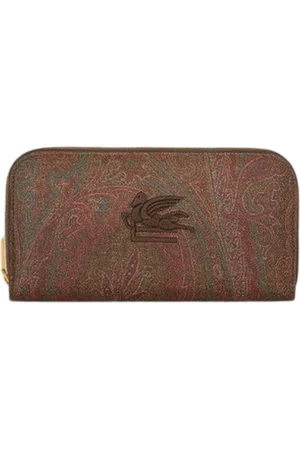 Etro Portefeuille pour femmes - portefeuille arnica et cuir - multicolore