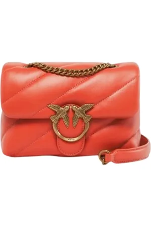 Pinko Sacs a epaulettes femme - amour bouffee mini cl mouton nappa - rouge