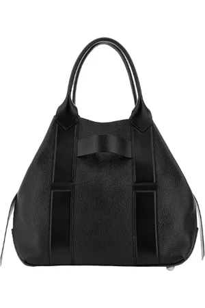 Hogan Sacs a main pour femmes - shopping sac de script moyen - noir