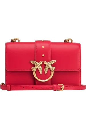 Pinko Sacs a epaulettes femme - amour un mini - rouge
