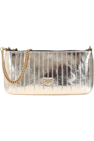 Pinko Sacs a main pour femmes - anguille plane horizontale - or