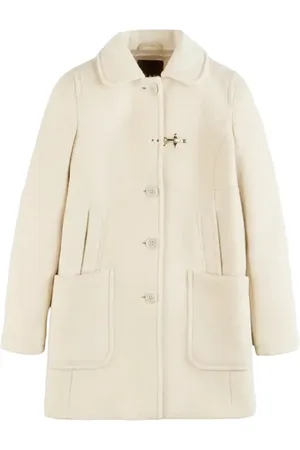 FAY Manteaux pour femmes - manteau de laine - ivoire