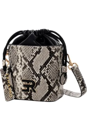 ERMANNO SCERVINO Sacs a epaulettes pour femmes - seau tansy - noir