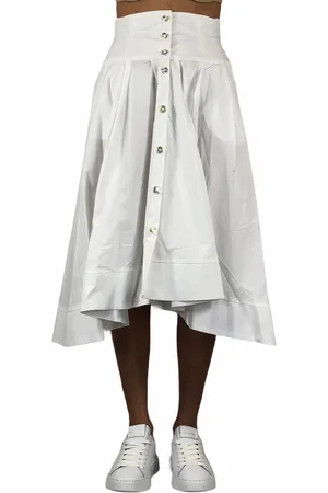 Pinko Jupes pour femmes - jupe erebo - blanc