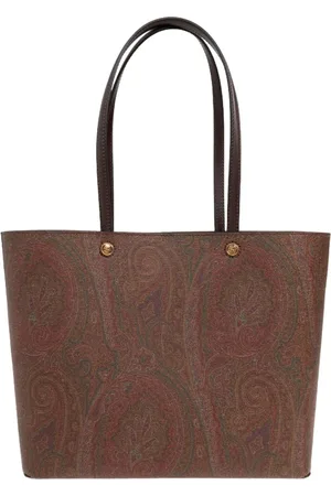 Etro Sacs a epaulettes femme - shopping essentiel l arnica et cuir - marron