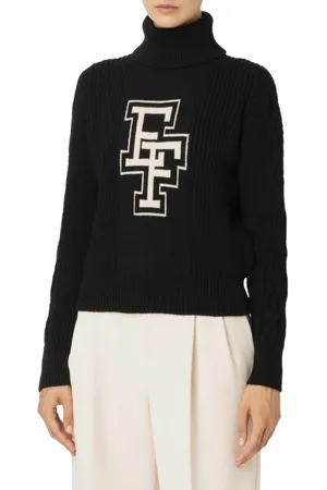 Elisabetta Franchi Vetements de bonneterie pour femmes - treillis de tricot - noir