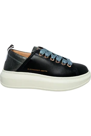 Alexander Smith Chaussures pour femmes Wembley Femme - Noir Baskets gris