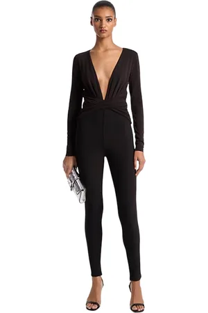 Michael Kors Manches longues pour femme - twst frnt mix fb combinaison - noir