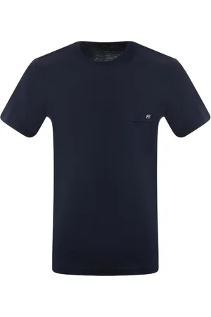 FAY T-shirt homme - T-shirt - bleu