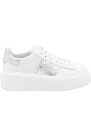 Hogan Sneaker femme - H-stripes - blanc