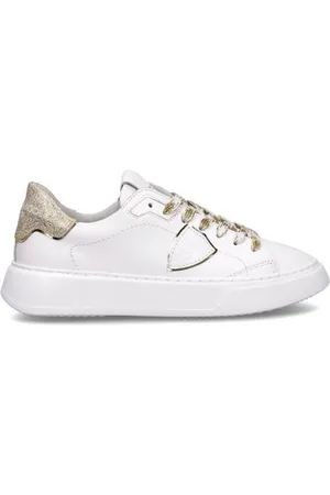 Philippe model Sneaker femme - Temple femme basse - blanc