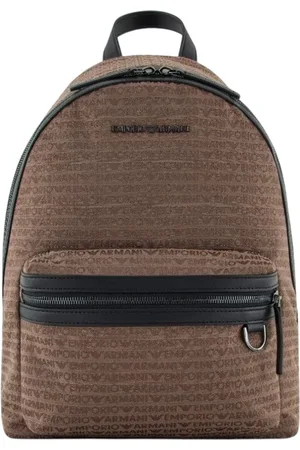 Emporio Armani Sac a epaule unique pour hommes - sac a dos - brun