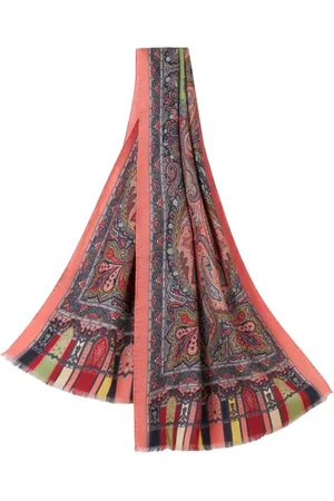 Etro Echarpe femme - echarpe tosca femme - rouge