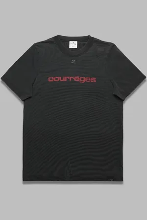 Courrèges T-shirt en pierre imprime ac