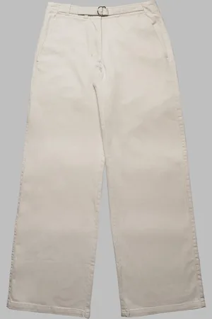 OUR LEGACY Bunny de poussiere de pantalon portuaire perturbe sateen