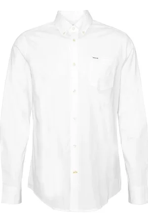 Barbour Chemise Stretch Blanc MSH5448