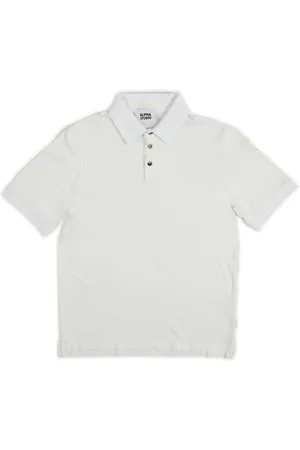 ALPHA STUDIO Polo M/m Tissu Coton glace AU-5335B 1210 BCO
