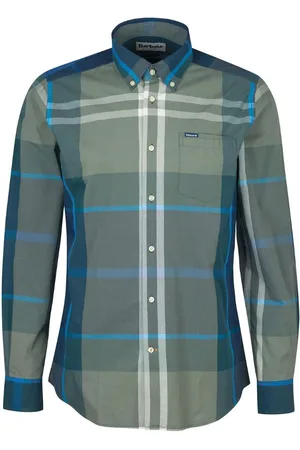 Barbour Harris Shirt Fantasia Militare Verde MSH5071