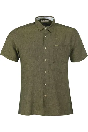 Barbour Chemise Ol51 Olive MSH5138