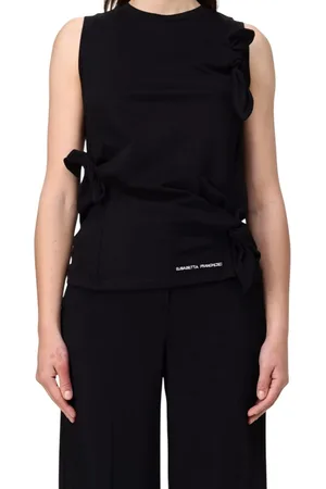 Elisabetta Franchi Canoes et top femme - gilet noir - noir